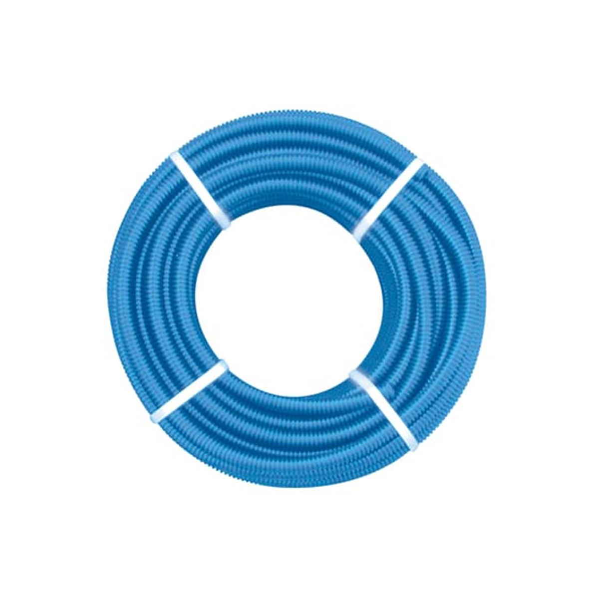 Tubo pieghevole corrugato blu diametro 20 cm