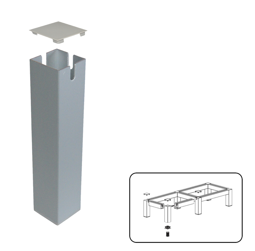 Zoccolo per cucina in pvc noce chiaro castiglia