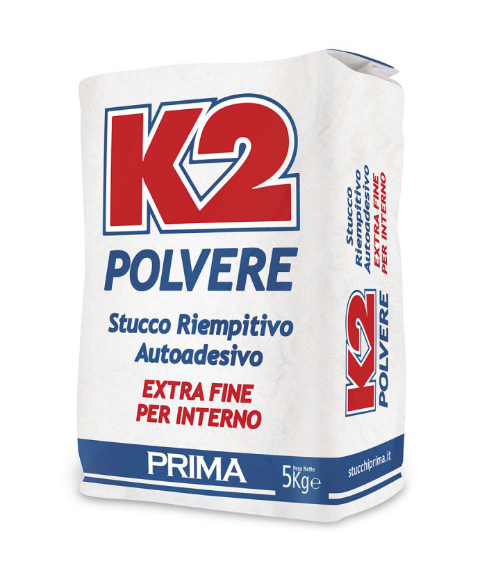 K2 - stucco in polvere 5 kg autoad interni bianco